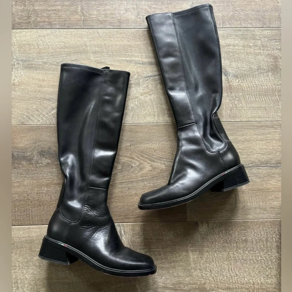 Franco Sarto Giselle Leather Riding Boots - Picture 7 of 7